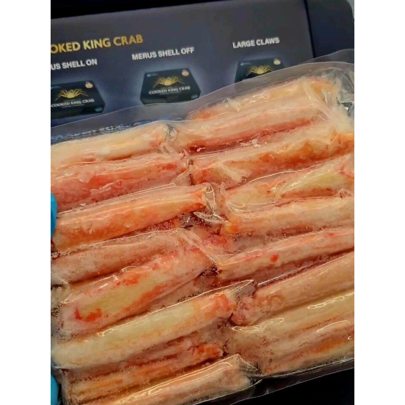 Крабове мясо варено морожене 500 грам