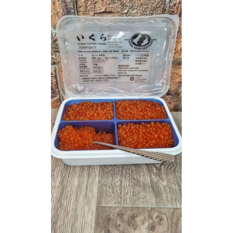 Ікра червона свіжоморожена кета Sitka Soud Seafoods 1 кг
